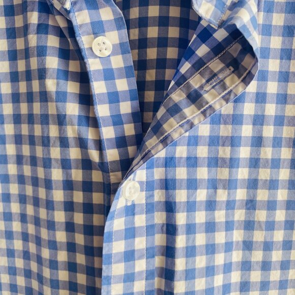 Thomas Pink Blue Gingham Dress Shirt - Picture 4 of 4
